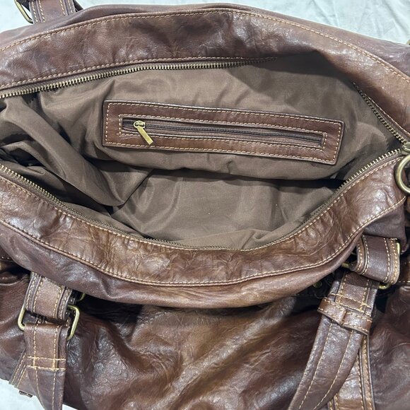 Urban Outfitters Faux Leather Duffle Shoulder Bag - Picture 8 of 9